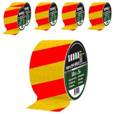 高亮度反光膠帶, 6個, 黃紅
