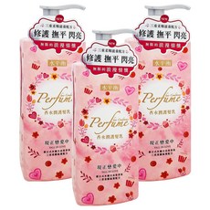 水平衡 香水潤護髮乳 複合式多層次長效香氛 三重柔順滋養配方, 700g, 3瓶