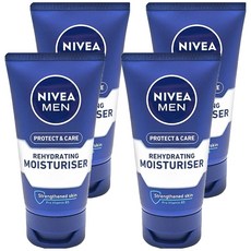 NIVEA 妮維雅 男士活力保濕乳液，保護和護理，補水保濕, 75ml, 4條