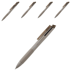 lobda 三色原子筆 0.38mm, 6個, 泥灰色