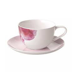 빌레로이앤보흐 로즈가든 블랙퍼스트 커피잔 세트, 핑크, 1세트