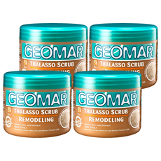 Geomar 吉兒瑪 死海礦物精油身體磨砂膏 摩洛哥堅果油, 600g, 4罐