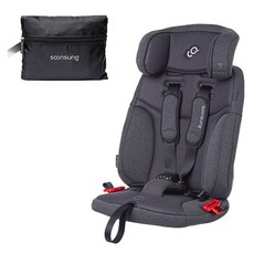순성 빌리 프로 휴대용 카시트 ISOFIX 2026, 제트그레이