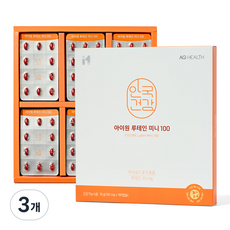 안국건강 아이원 루테인 미니100 + 쇼핑백 선물세트, 180정, 3개
