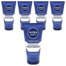 NIVEA 妮維雅 男士活力保濕乳液，保護和護理，補水保濕, 75ml, 5條