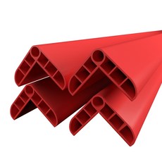 원더파파 에어쿠션 모서리보호대, 레드, 4개