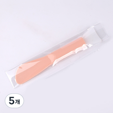 주앙오브제 스톰 실리콘미용브러쉬, 01 핑크색 opp 가방, 5개