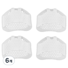 Komosco 足部護理矽膠前腳掌墊 白色, 6個, 60g, 2入