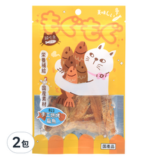 貓吃魚系列 扁魚 15g 2包, 貓咪營養零食 手工烘焙 補充Omega-3, 手工烘烤扁魚