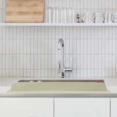 Tableism矽膠水槽擋水板 寬 75cm, Natural Beige, 1個