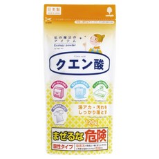 novopin 檸檬酸物語, 食品級檸檬酸去汙粉，迅速清潔器具表面之水垢髒汙, 120g, K-9010, 1包