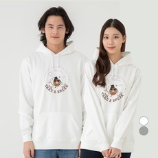 CARET 男女通用寬鬆版圖案連帽T恤 Break