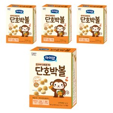 아이얌 볼과자, 단호박맛, 60g, 4개