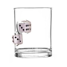 STUCK IN GLASS 骰子造型威士忌杯 玻璃材質, 1個