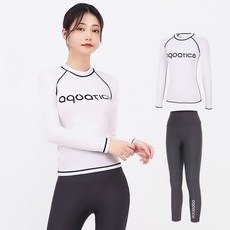 aquatica 女性防磨衣上衣 AQAWTS23004 + 高腰水上運動緊身褲 AQAWLE23003 套裝