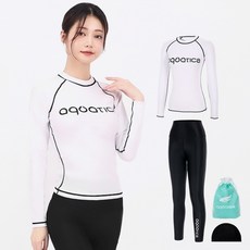 aquatica 女款防曬上衣 AQAWTS23004 + 高腰水上緊身褲 AQAWLE23001 套裝