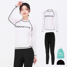 aquatica 女款防曬泳衣上衣 AQAWTS23004 + 水上運動緊身褲套裝