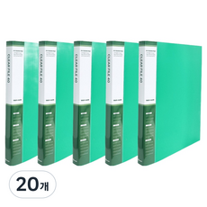 영오 웰메이드 클리어파일 40p, 녹색, 20개