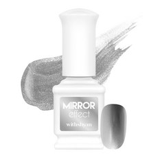 위드샨 미러 이펙트 메탈 매니큐어, 1개, 9ml, 01 카본실버