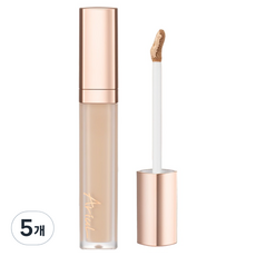 아리얼 잉크 피더 퍼펙트 핏 컨실러 6.5g, 5개, 02 누디내추럴