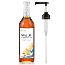 Stella 香草糖漿 750ml + 泵組, 1組