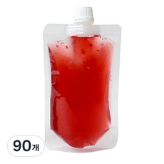 팩토리팩 투명 스파우트 파우치 120 x 180 mm 400ml, 혼합, 1개입, 90개