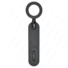 FANCY LIFE 360度軟鋁磁吸車用手機架, 黑色, 1個