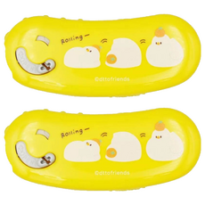 PLUS 普樂士 dtto friends 魔豆 豆豆貼 雙面膠帶 54-756 6mm x 10m, 好鴨滾滾, 2個