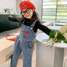 Miso Papa 女童可愛短版牛仔上下套裝