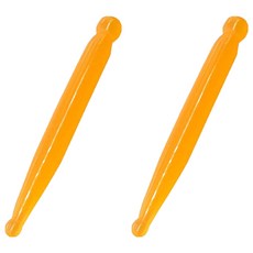 生命點刮痧指壓按摩器, 2個, 橙色（點棒）