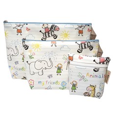 Dotomari 多功能化妝包 3入, Friends款