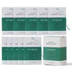 The Sweet Home Always 香氛袋 衣櫃芳香劑, 2.3g, 10個, 芬多精