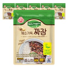 OTTOGI 不倒翁 素食蔬菜韓式炸醬調理包, 6包, 200g