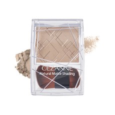 CEZANNE 自然霧面小臉粉餅 2.7g, 01 Light Brown, 1個
