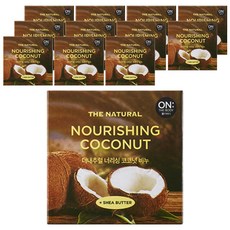 온더바디 더 내추럴 너리싱 비누 코코넛, 90g, 12개입
