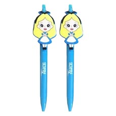 德德小品集 DISNEY造型自動原子筆 - 0.38mm黑色筆芯 韓國製, 艾莉絲, 2支