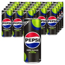 PEPSI 百事可樂 營業用零糖可樂 萊姆香, 245ml, 24個