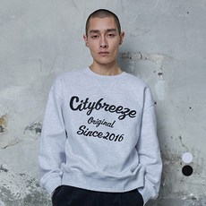 citybreeze 男士鏈條刺繡字母棉質運動衫 CMG1TS02
