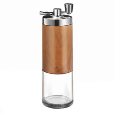 ANTIAN 便攜手搖咖啡豆研磨機, 棕色, 1個