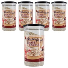 弘益 紅藜堅果燕麥 黑芝麻養生飲 高纖低熱量 低GI, 400g, 5罐
