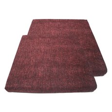 J&N 艾爾織絨立體坐墊 55 x 55cm 紅色 標準
