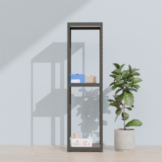 랙셈블 국내 제조 선반, 블랙, 3단