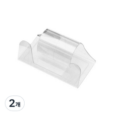 X-ION 小型 & 迷你透明智慧型手機支架 固定型, 透明色, 2個