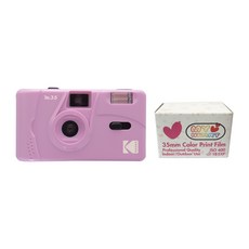 KODAK 柯達 可重複使用膠片相機紫色 M35 + My Heart 400 18 色負片, 1套, M35（相機）