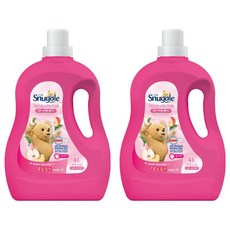 Snuggle 熊寶貝 高濃縮衣物柔軟精 閃耀粉紅Plus 正裝, 4L, 2個