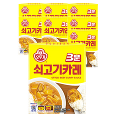 OTTOGI 不倒翁 3分鐘牛肉咖哩醬調理包, 200g, 8盒