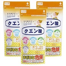 novopin 檸檬酸物語, 食品級檸檬酸去汙粉，迅速清潔器具表面之水垢髒汙, 120g, K-9010, 3包