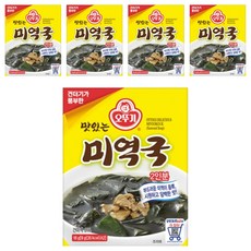 오뚜기 미역국, 18g, 5개