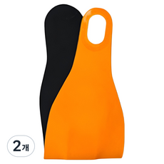 Sainpost 人體工學護腕 黑色 + 橘色, 2個