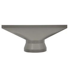 JUZ COOL 艾比酷 冷氣配件 扇形接頭 ABS樹脂 100%, 1個